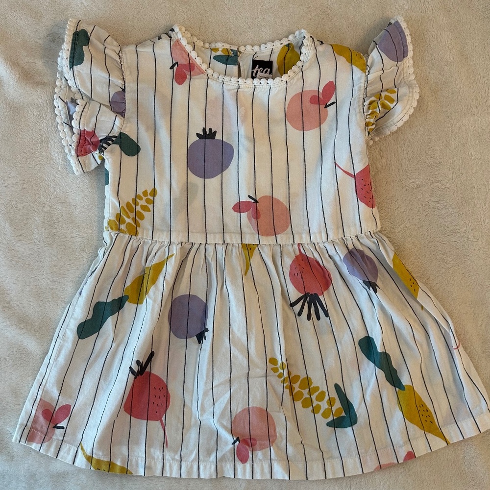 Tea Collection Fruit and Vegetable Dress 2T
